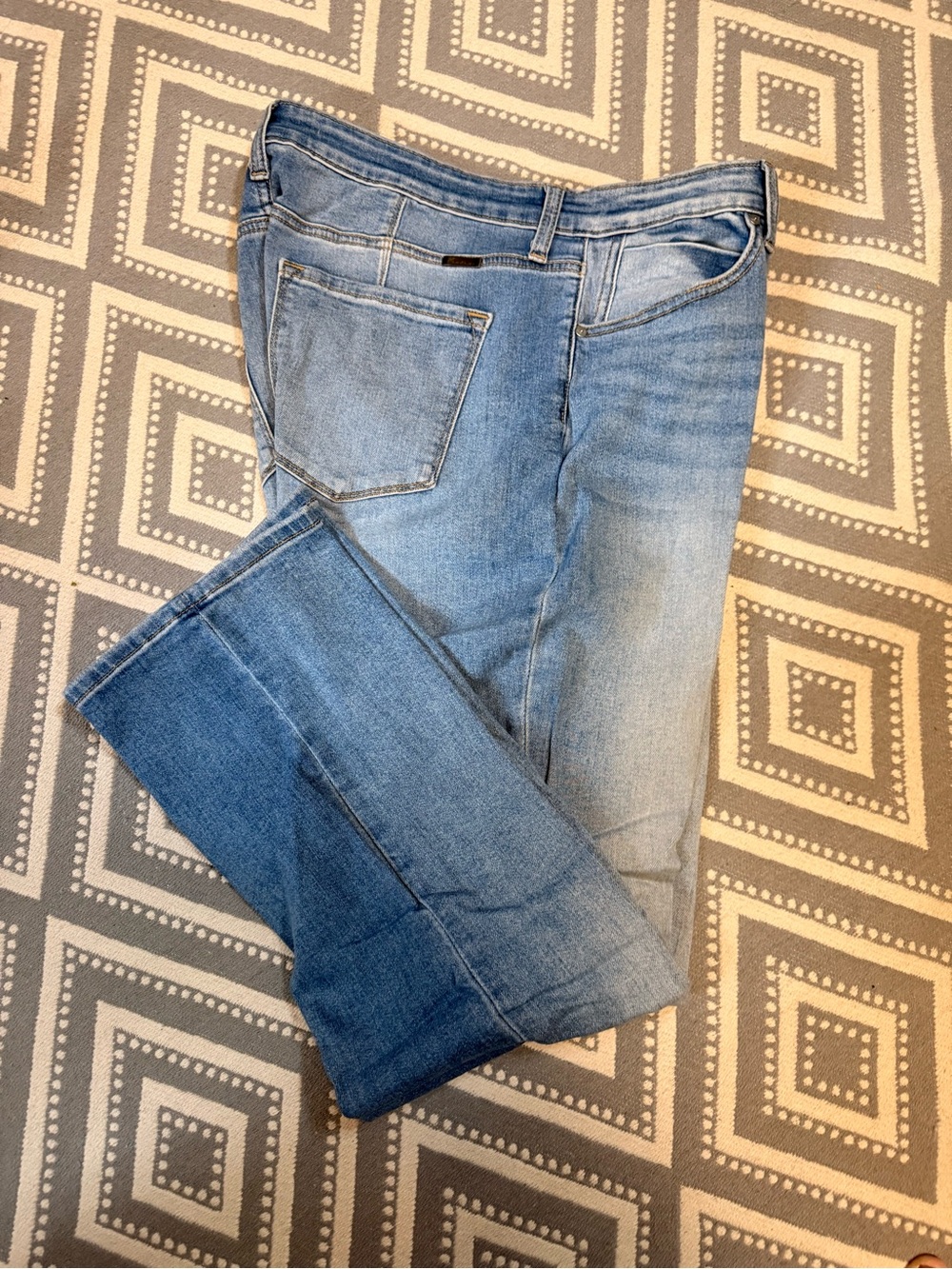 KanCan Light Blue Straight-Leg Ladies Jeans